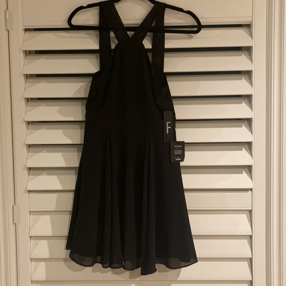 Lulus all black sheer boho dress - Picture 2 of 7